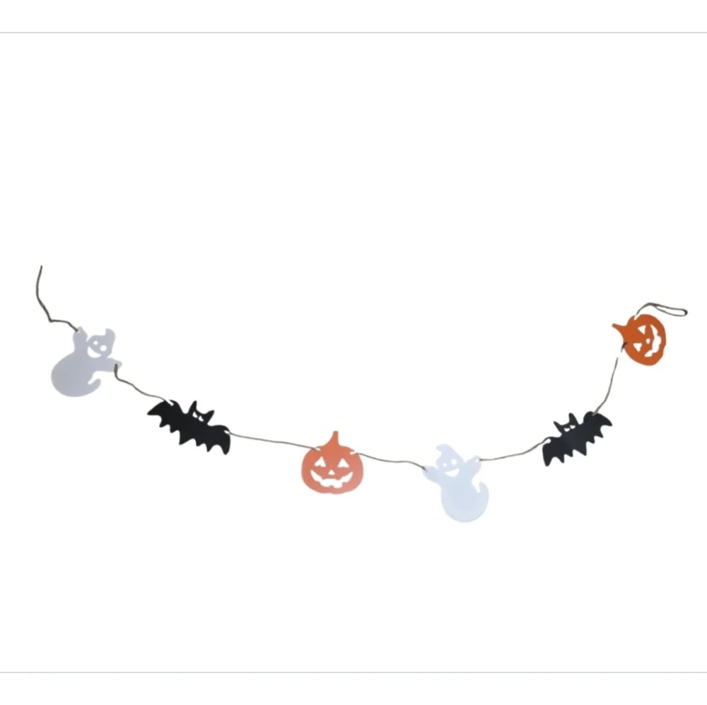 Halloween Ghost and Pumpkin Garland